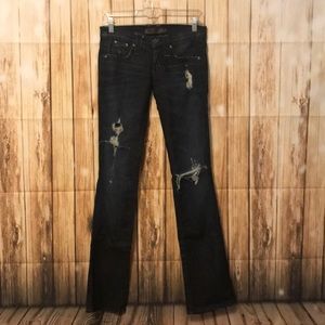 Frankie B. Dark rinse stretch jeans SZ.23